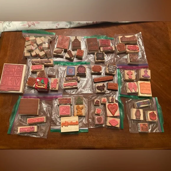 HUGE LOT of Assorted Rubber Stamps - Picture 6 of 12